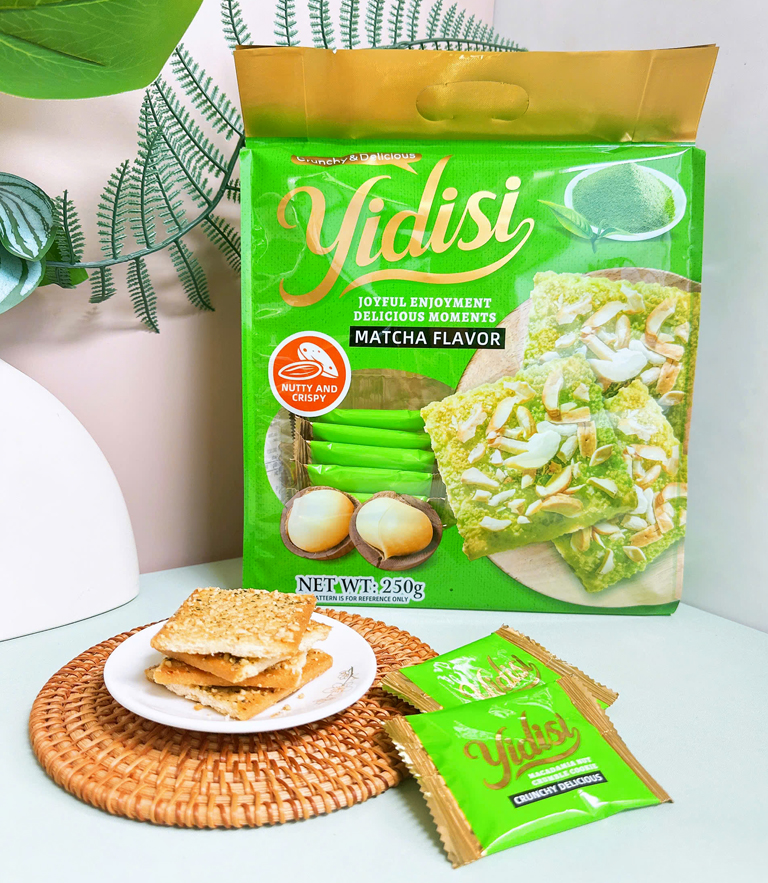 Bánh quy vị macha Yidisi (250g)