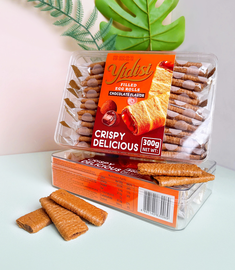 Bánh trứng cuộn vị socola Yidisi (300g)