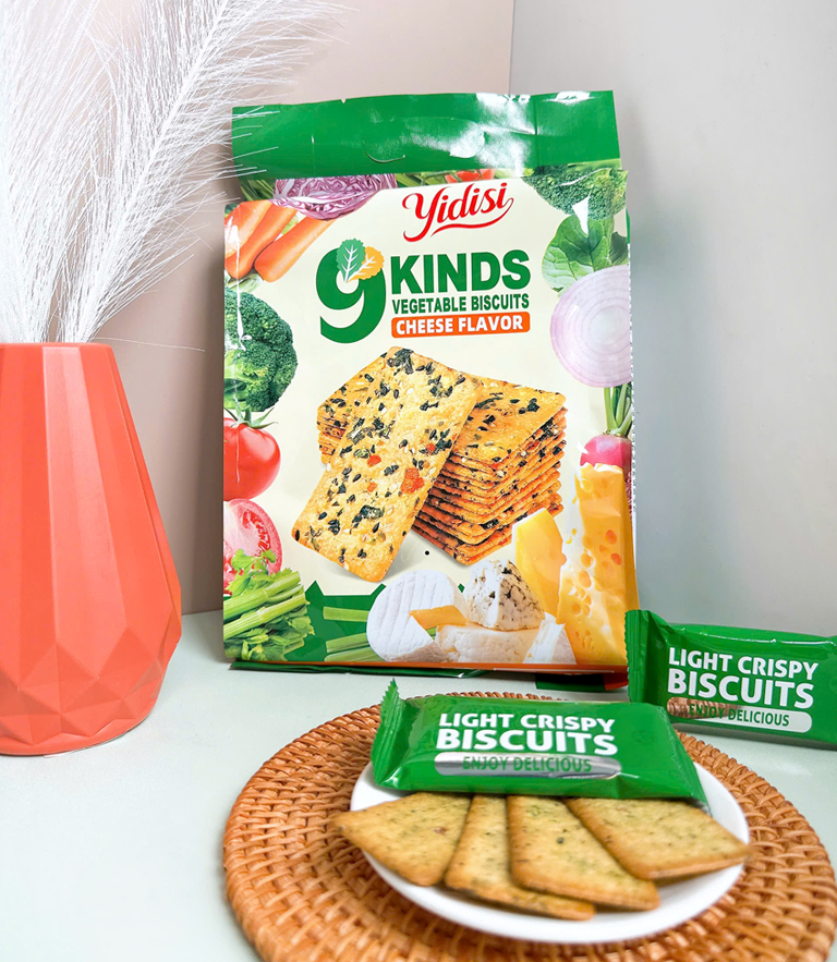 Bánh quy rau củ và pho mai Yidisi (328g)